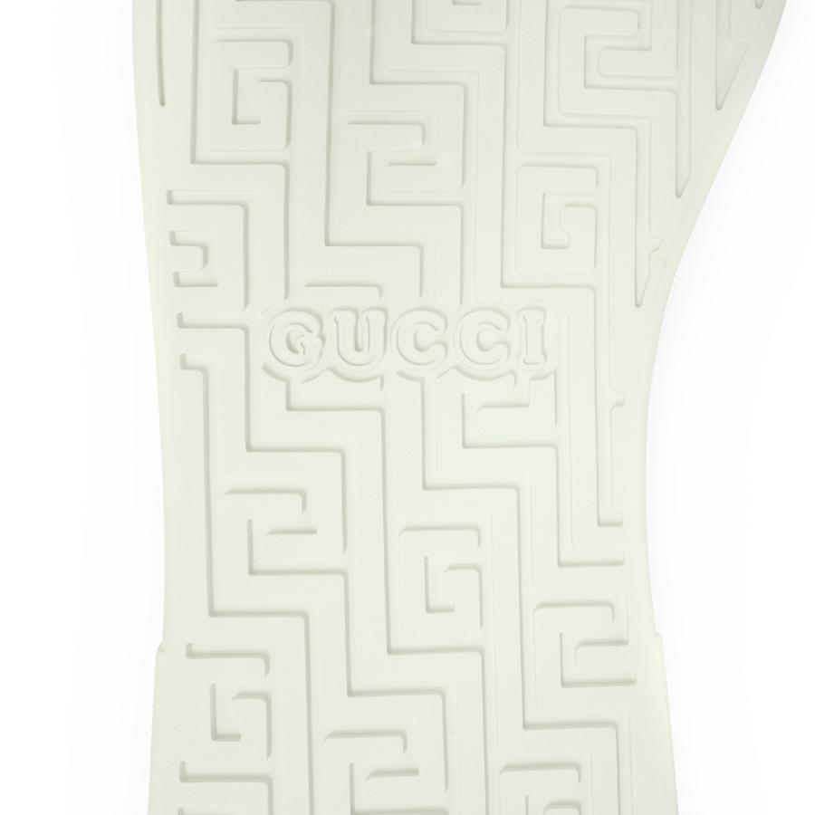 （新品・未使用品）GUCCI グッチ 853252 エース ウェブ ストライプ スタッズ レザー ラバー ホワイト グリーン レッド スニーカー シューズ 靴 #8 27cm 箱付の画像