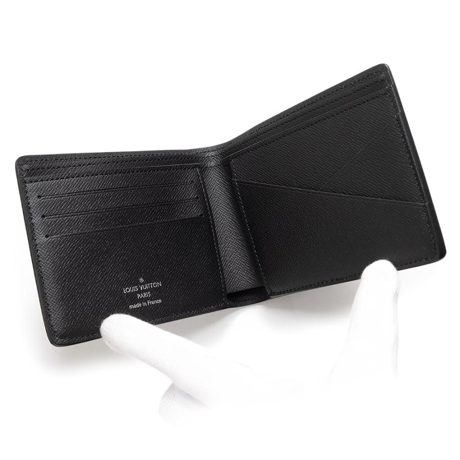 （新品・未使用品）LOUIS VUITTON ルイ ヴィトン M60662 ポルトフォイユ ミュルティプル エピレザー ノワール ブラック CT4176 二つ折り財布 札入れ 箱付の画像