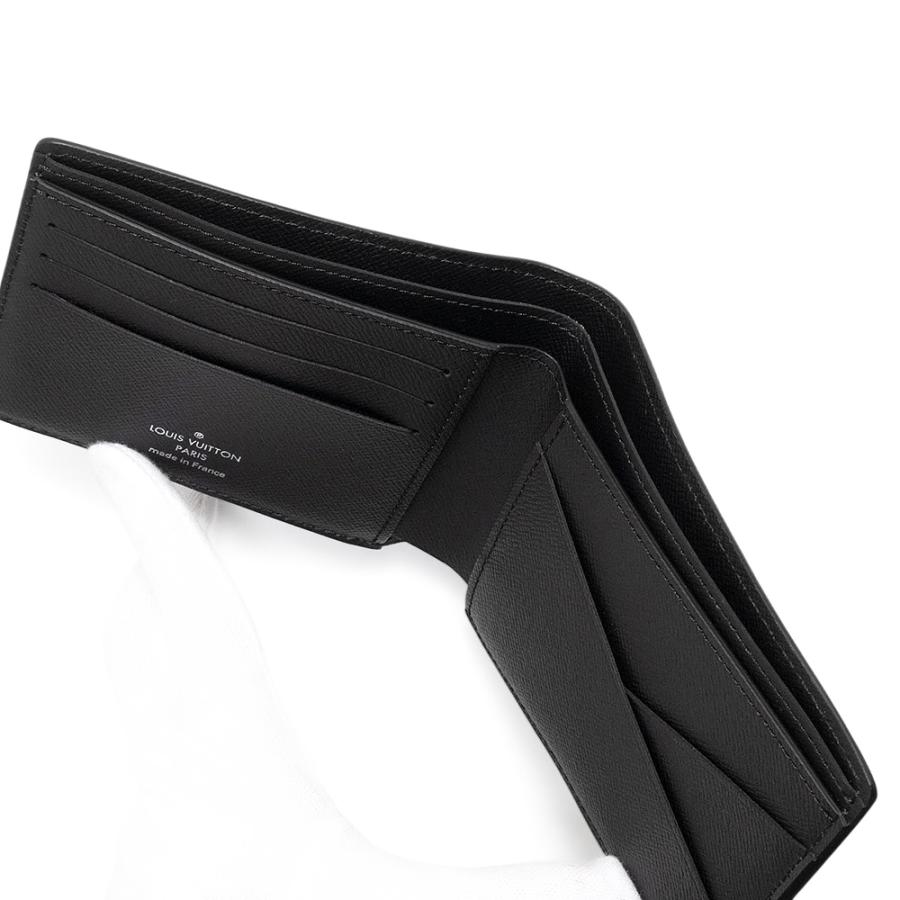 （新品・未使用品）LOUIS VUITTON ルイ ヴィトン M60662 ポルトフォイユ ミュルティプル エピレザー ノワール ブラック CT4176 二つ折り財布 札入れ 箱付の画像
