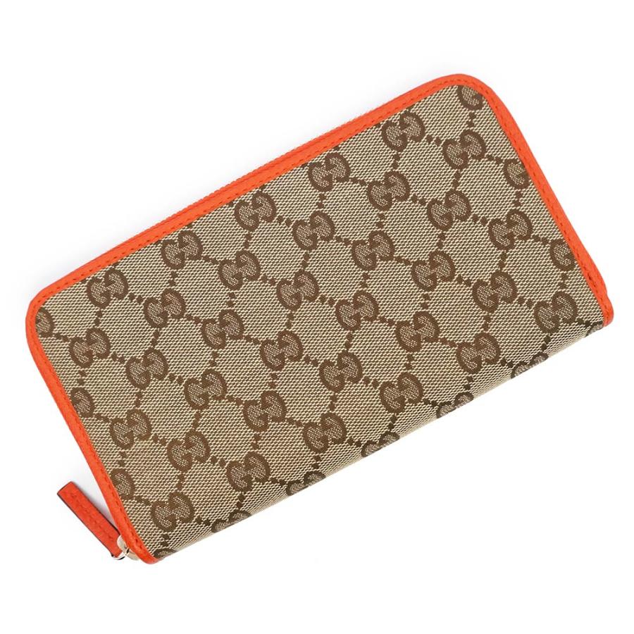 新品未使用品　箱付き　GUCCI グッチ　長財布　gg柄　レザー　オレンジ GUCCI（グッチ） （新品・未使用品）GUCCI 363423 GGキャンバス レザー