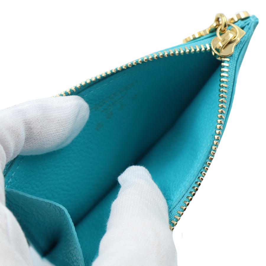 （新品・未使用品）LOUIS VUITTON ルイ ヴィトン M14171 ポルト カルト ロミー 村上隆コラボ カードケース モノグラムマルチカラー レザー カビラブルー 箱付の画像