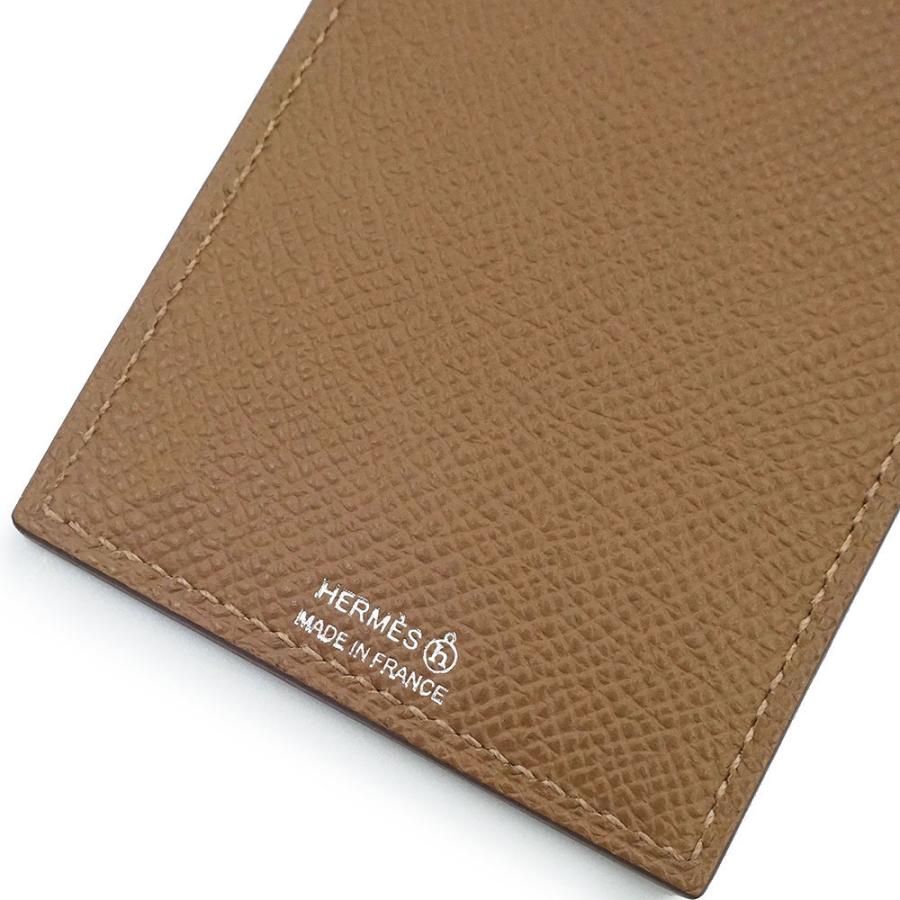 （新品・未使用品）HERMES エルメス プティアッシュ petit h 自然史 アリゲーター ヴォーエプソン シェーブルミゾール ブラウン ブルー カードケース 名刺入れの画像