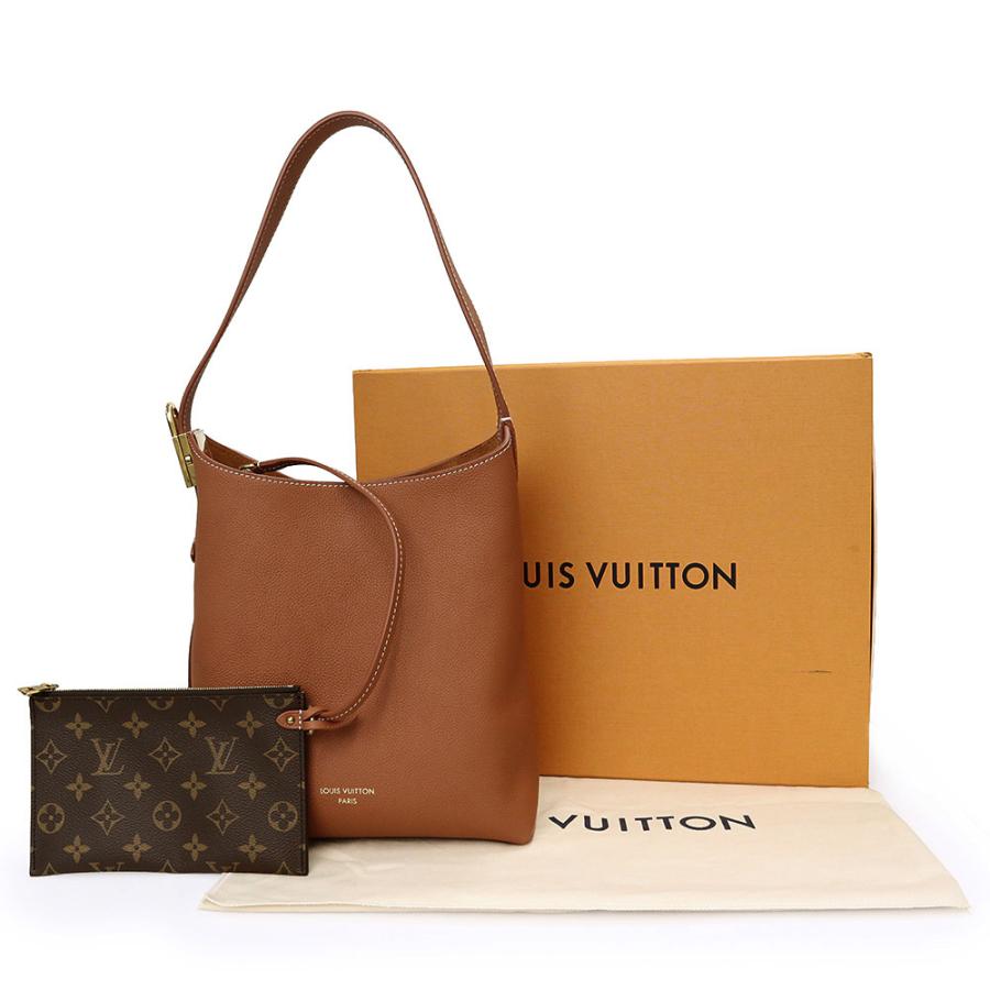 （未使用　展示品）LOUIS VUITTON ルイ ヴィトン M25354 ロウキー ホーボー PM カーフスキン ブラウン コニャック ショルダー ハンドバッグ 斜め掛け レザー_1