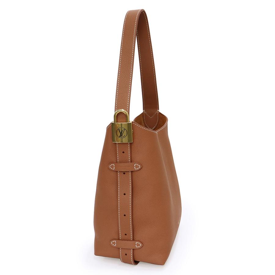 （未使用　展示品）LOUIS VUITTON ルイ ヴィトン M25354 ロウキー ホーボー PM カーフスキン ブラウン コニャック ショルダー ハンドバッグ 斜め掛け レザー_4