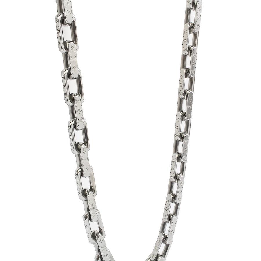 ルイヴィトン M00307 ネックレス・チェーン モノグラム SILVER LOUIS VUITTON（ルイ・ヴィトン） （中古）LOUIS VUITTON ルイ