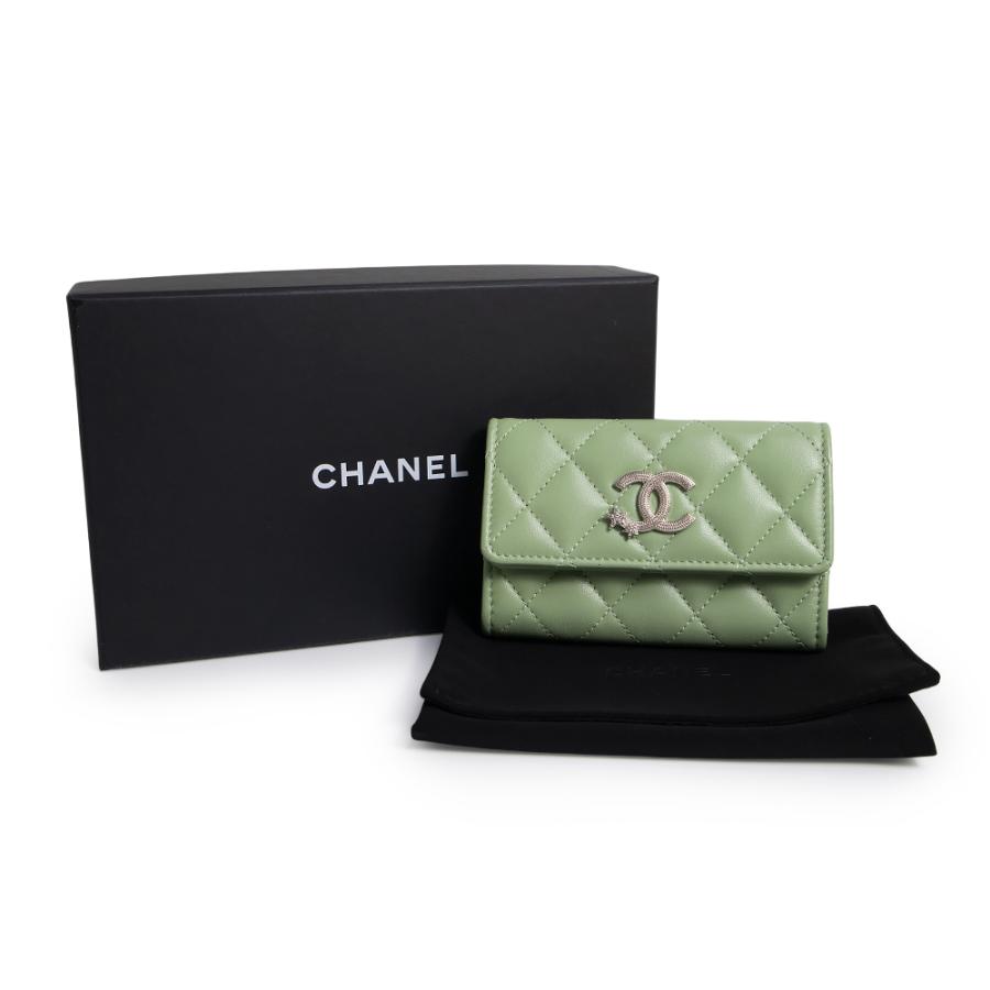 CHANELラムスキン ココマークケース CHANEL（シャネル） （未使用 展示品）CHANEL スター ココマーク