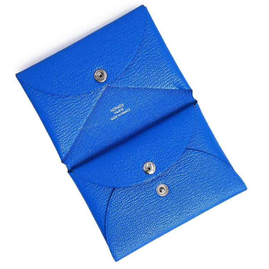 HERMES エルメス　新品未使用　メガネケース　ブルー　青　ブルーブルーム HERMES（エルメス） （未使用 展示品）HERMES カルヴィ デュオ