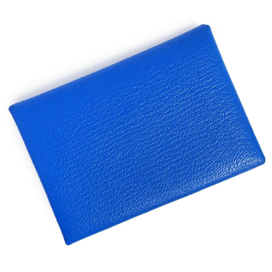 HERMES エルメス　新品未使用　メガネケース　ブルー　青　ブルーブルーム HERMES（エルメス） （未使用 展示品）HERMES カルヴィ デュオ