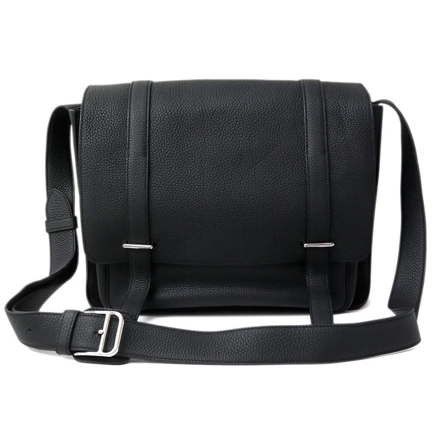 よ*え様 美品 エルメス スティーブ・ブザス35 トリヨンクレマンス 黒 ショル HERMES（エルメス） （未使用 展示品）HERMES スティーブ ブザス 35