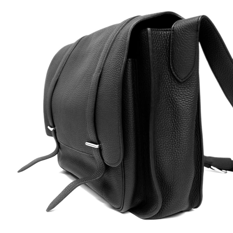 よ*え様 美品 エルメス スティーブ・ブザス35 トリヨンクレマンス 黒 ショル HERMES（エルメス） （未使用 展示品）HERMES スティーブ ブザス 35