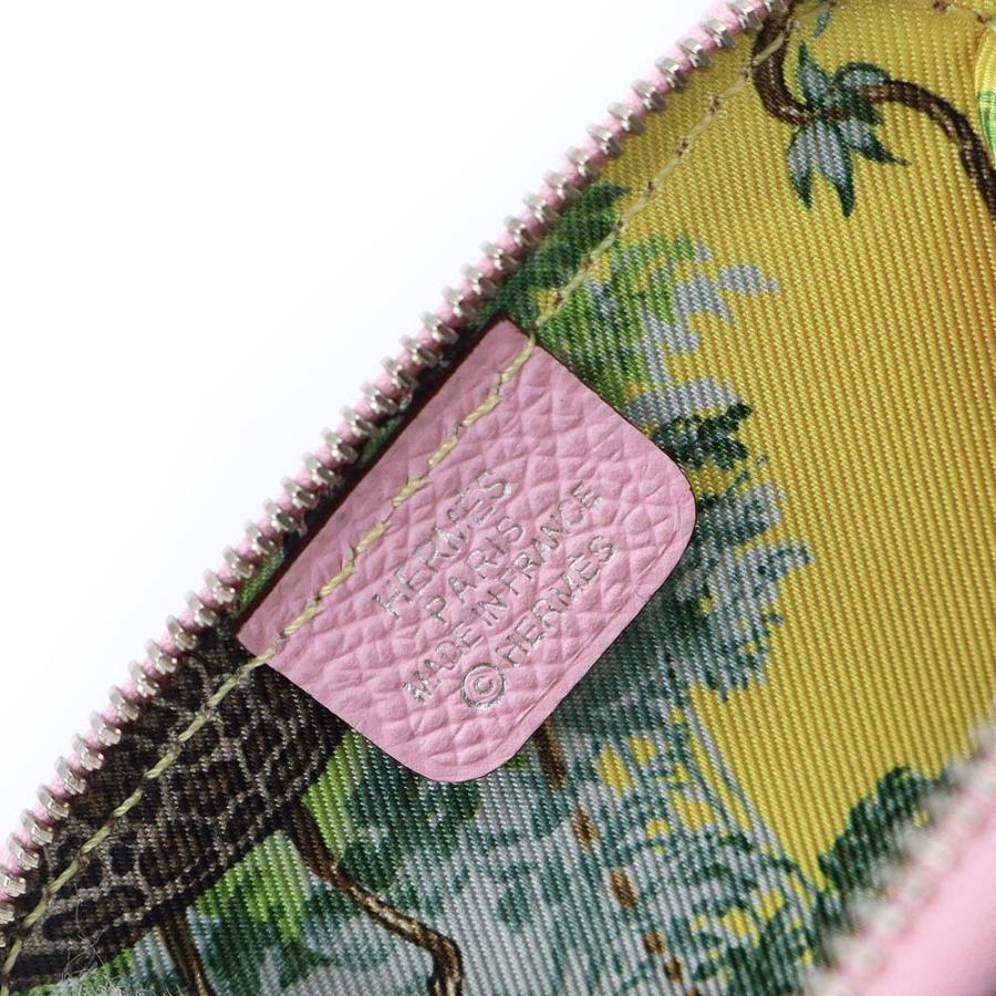 エルメス　アザップコンパクトシルクイン　ピンク　ヴォーエプソン　刻印Ａ HERMES（エルメス） （新品・未使用品）HERMES アザップコンパクト