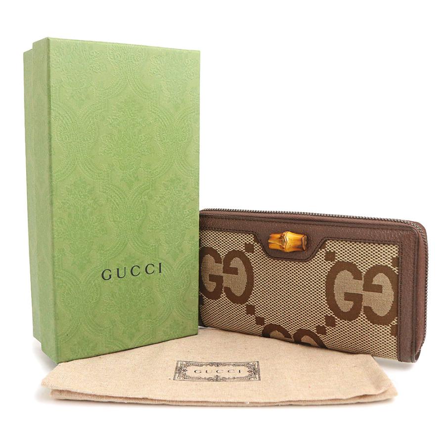GUCCI（グッチ） （新品・未使用品）GUCCI 658634 バンブー付き ジップ