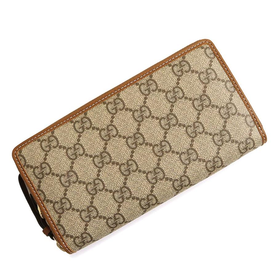GUCCI 長財布 フラップウォレット マイクロGG柄 ゴールド金具 シルバー GUCCI（グッチ） （新品・未使用品）GUCCI ?819122 GGエンブレム