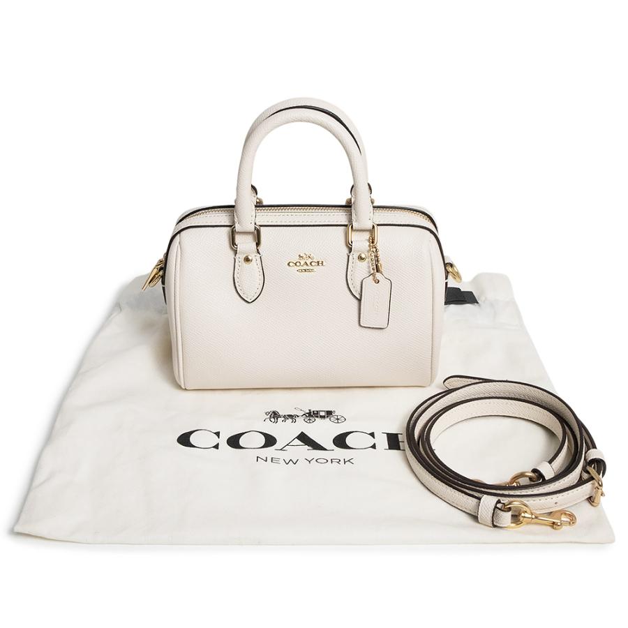 COACH（コーチ） （美品）COACH CH157 ミニ ローアン レザー チョーク