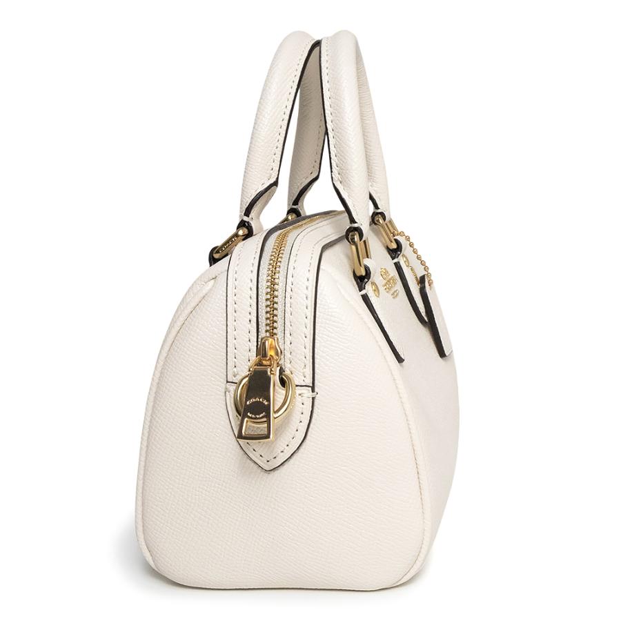 COACH（コーチ） （美品）COACH CH157 ミニ ローアン レザー チョーク