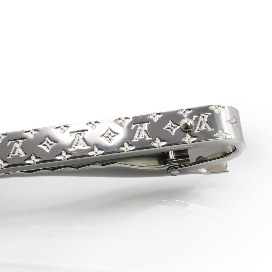 【美品】ルイヴィトン【LOUIS VUITTON】M00703 ネクタイピン モノグラム ボールド シルバー パンスクラヴァット タイバ ー クリップ アクセサリー MONOGRAM BOLD TIE PIN【Aランク】【中古】 LOUIS VUITTON（ルイ・ヴィトン） （美品）LOUIS VUITTON ルイ