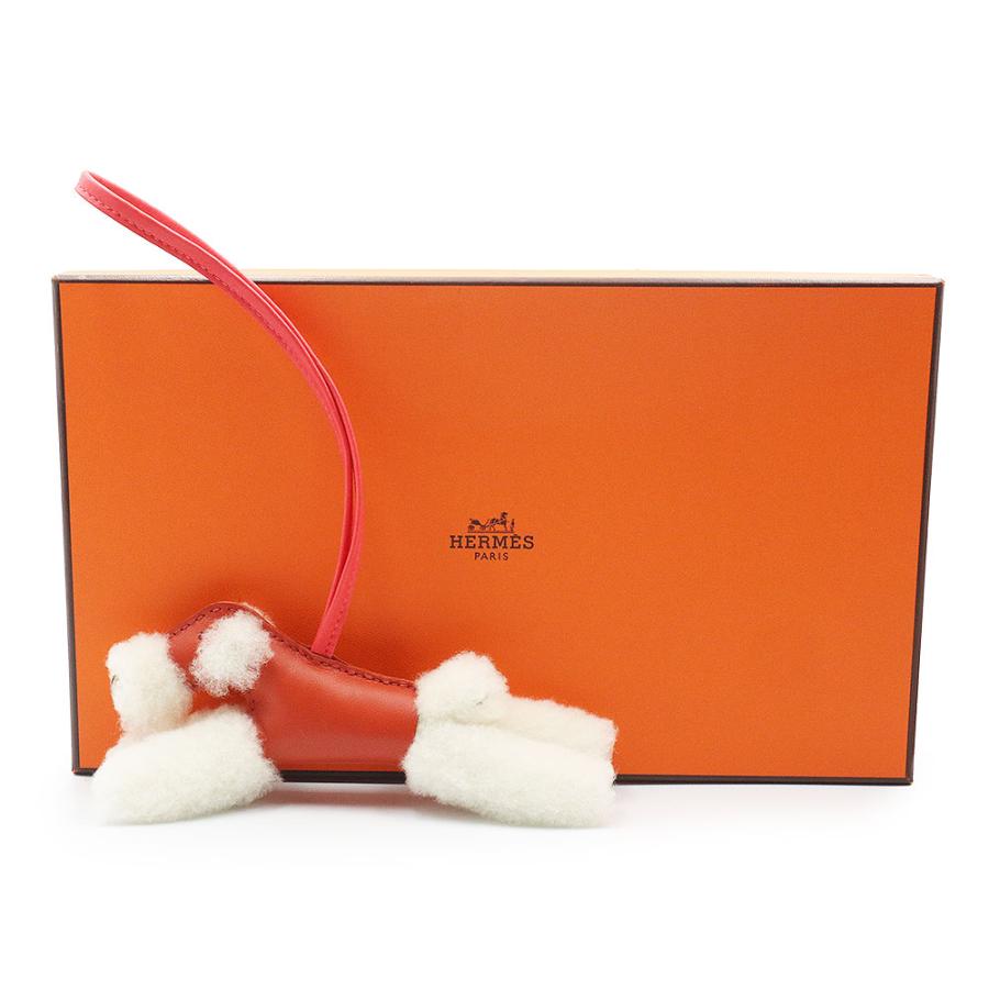 入手困難❣️Hermes エルメス　犬チャーム　バディ　ライム・カーネリアン HERMES（エルメス） （新品・未使用品）HERMES バディ 犬 イヌ いぬ