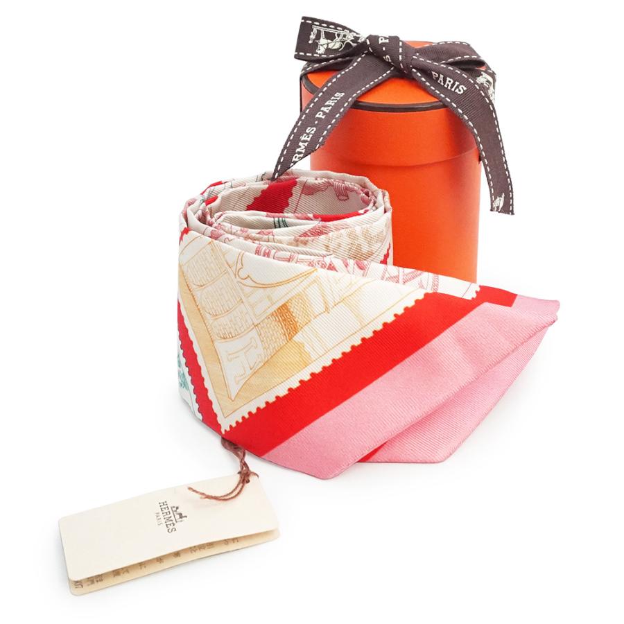 HERMES ツイリー フォーブルの切手愛好家　一枚 HERMES（エルメス） （新品・未使用品）HERMES ツイリー フォーブルの