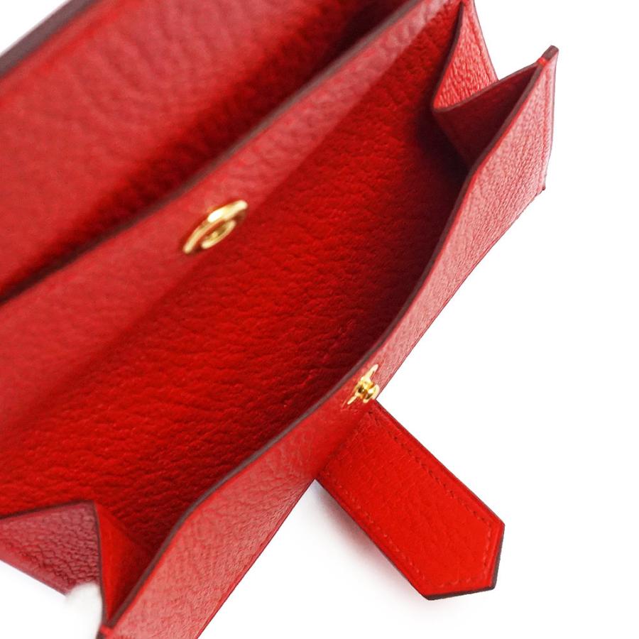 【値下げしました】HERMES ベアンミニ 赤 ゴールド金具 HERMES（エルメス） （新品・未使用品）HERMES ベアン ミニ シェーブル