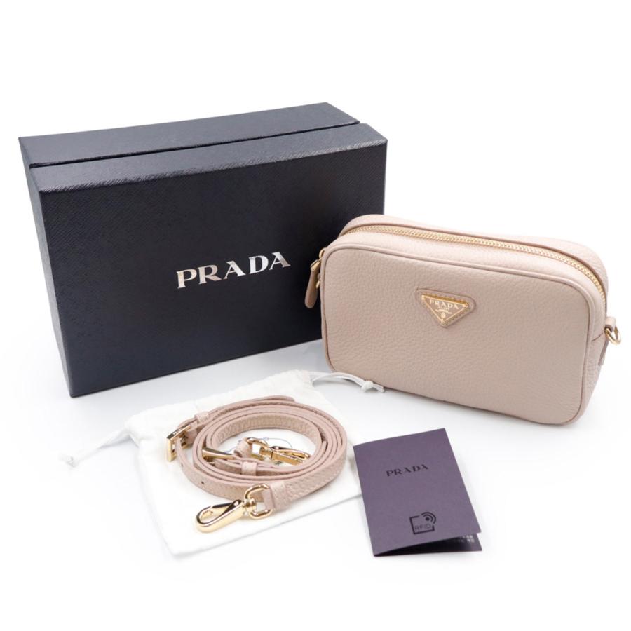 PRADA（プラダ） （新品・未使用品）PRADA 1NF060 レザー ミニバッグ