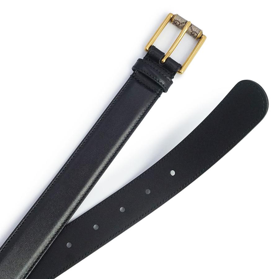 グッチ 731775 スクエア GGバックル レザー ブラック ベルト 90CM ゴールド金具 GUCCI（新品・未使用品） GUCCI（グッチ） （新品・未使用品）GUCCI 731775 スクエア GGバックル
