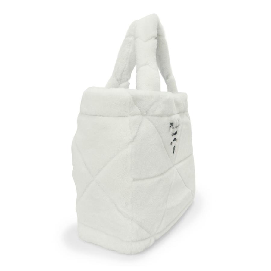 PRADA（プラダ） （中古）PRADA 1BG427 ムートン ファー トートバッグ