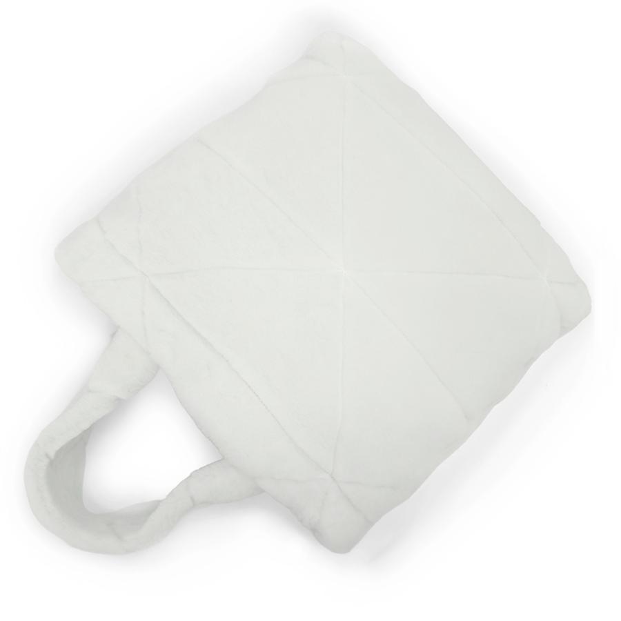 PRADA（プラダ） （中古）PRADA 1BG427 ムートン ファー トートバッグ