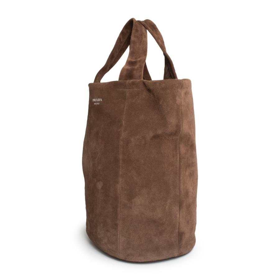 PRADA（プラダ） （美品）PRADA 2VG129 2Way トート スウェード CAFFE