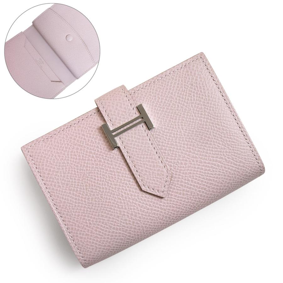 未使用✨エルメス ベアンミニ ヴォーエプソン ケース モーヴペール HERMES（エルメス） （新品・未使用品）HERMES ベアン ミニ コンパクト