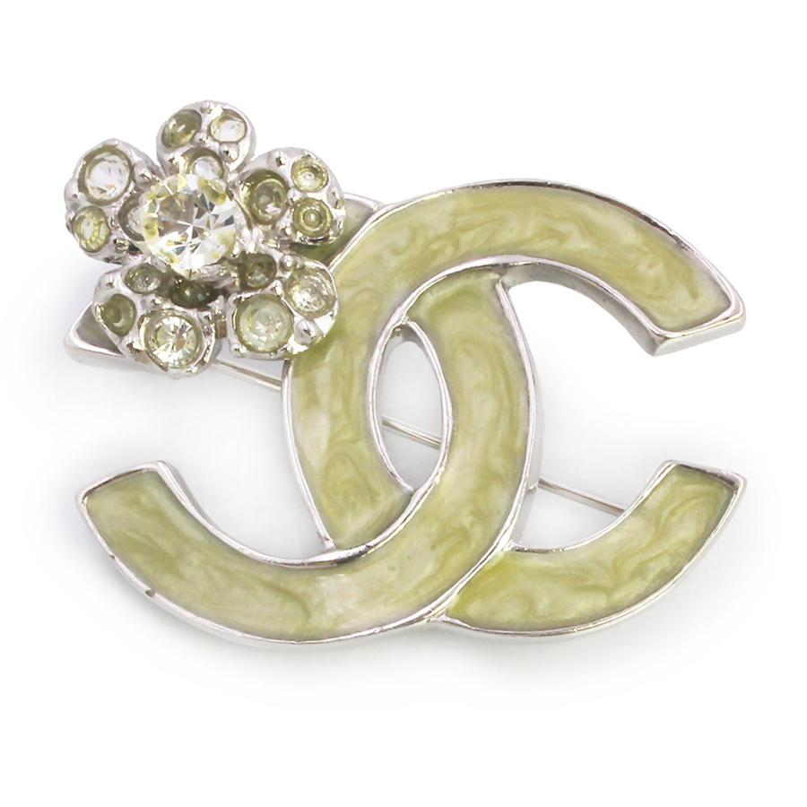 CHANEL（シャネル） （美品）CHANEL ラインストーン ココマーク 