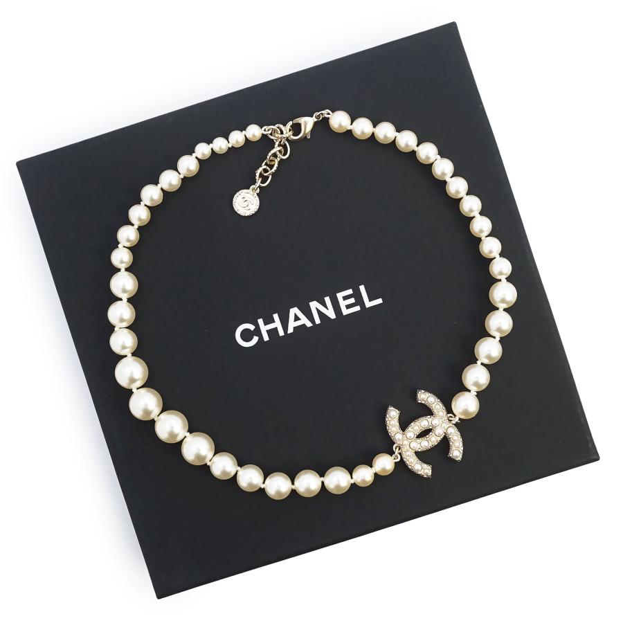 CHANEL（シャネル） （美品）CHANEL A64757 パール ココマーク 100周年 