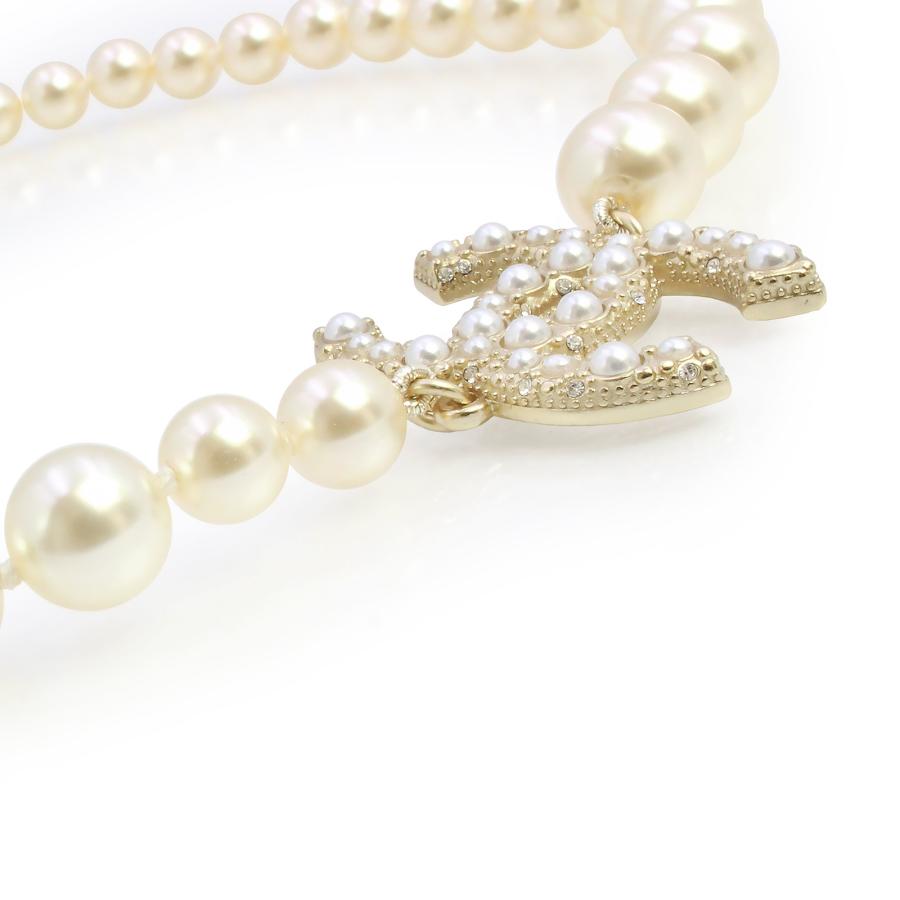 CHANEL（シャネル） （美品）CHANEL A64757 パール ココマーク 100周年