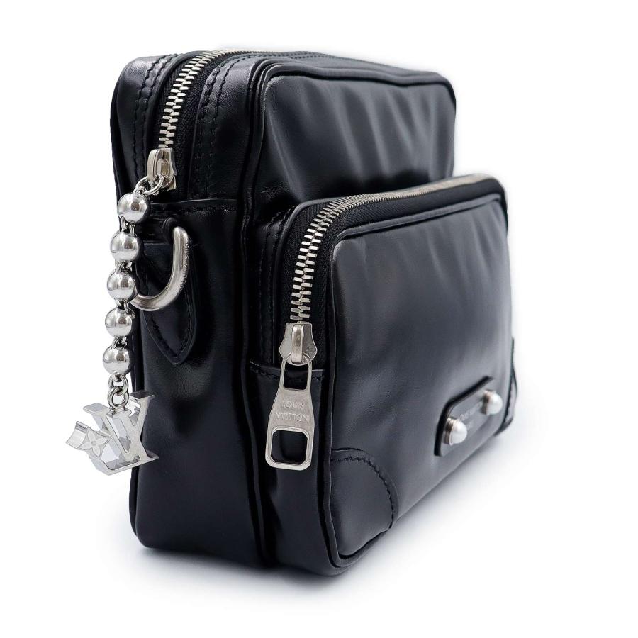 ルイ ヴィトン M13987 ナイル カーフスキン ブラック ショルダーバッグ 斜め掛け レザー アンティークシルバー金具 LOUIS VUITTON（未使用　展示品） LOUIS VUITTON（ルイ・ヴィトン） （未使用 展示品）LOUIS VUITTON