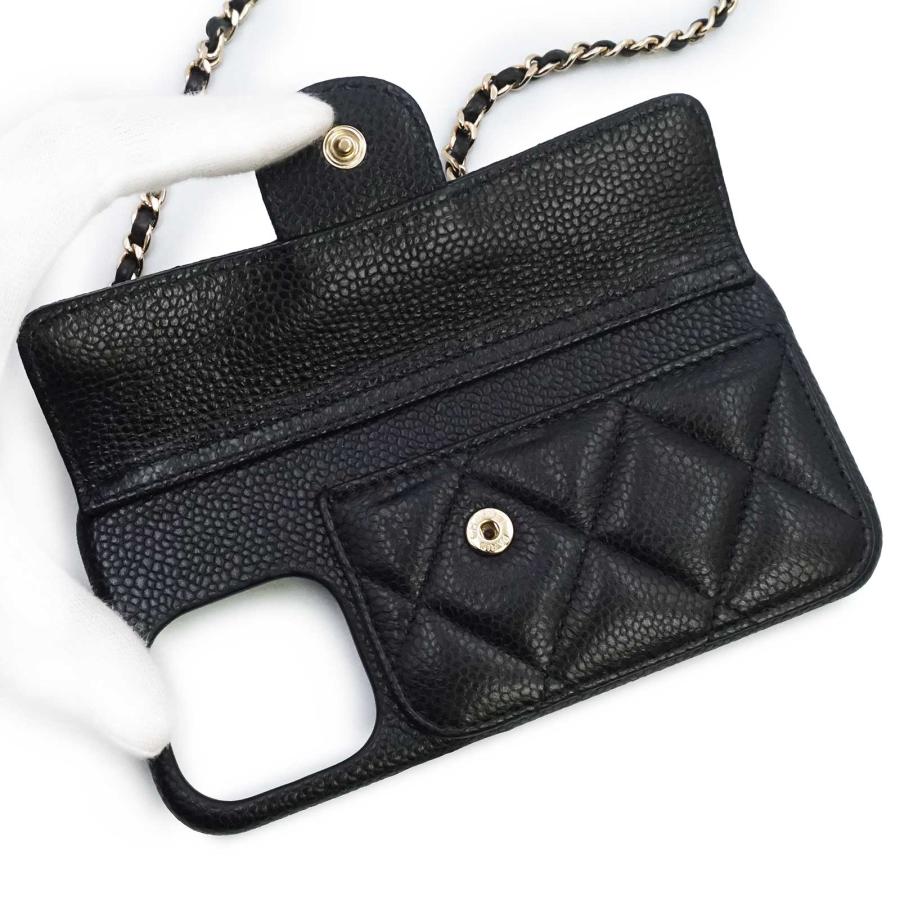 CHANEL（シャネル） （美品）CHANEL AP3553 マトラッセ iPhone 14 Pro