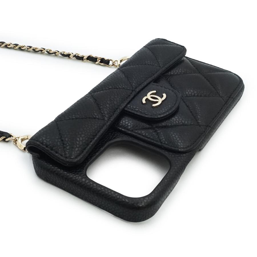 CHANEL（シャネル） （美品）CHANEL AP3553 マトラッセ iPhone 14 Pro
