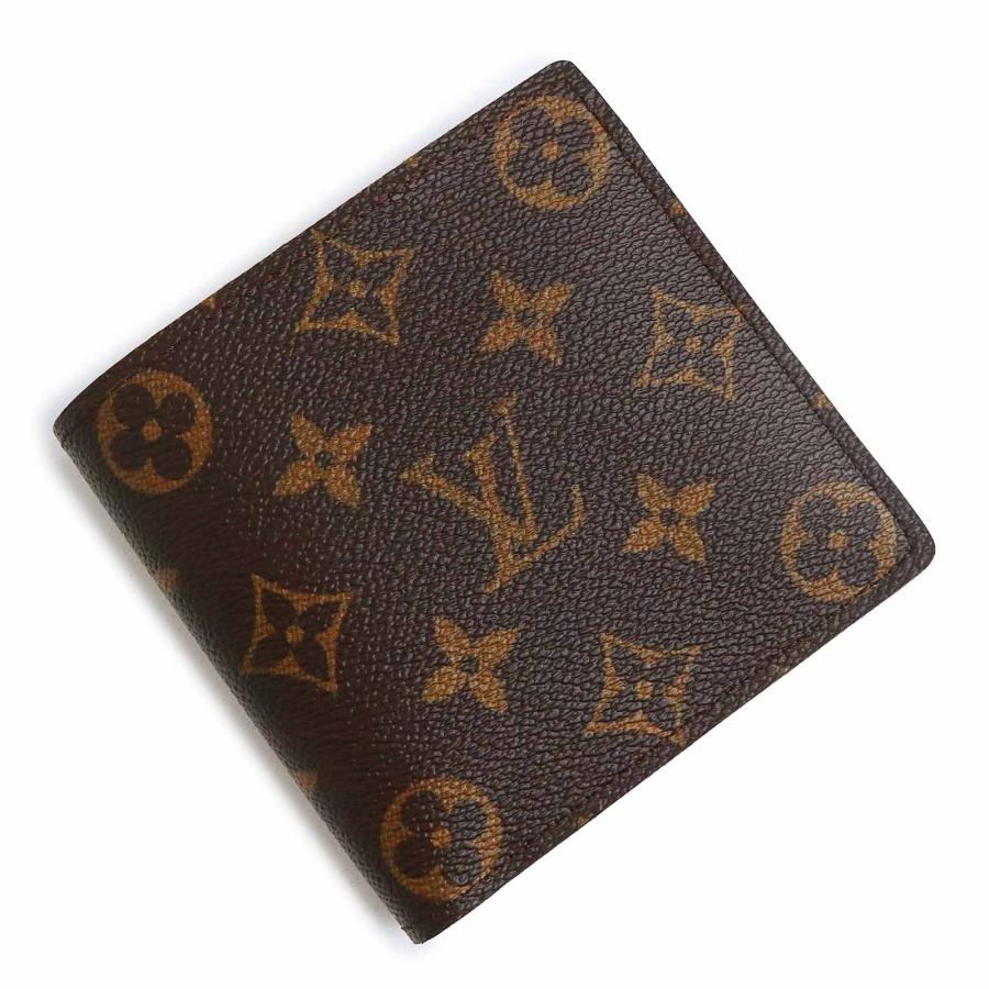 ルイ ヴィトン M61675 ポルトフォイユ マルコ モノグラム ブラウン 二つ折り財布 ゴールド金具 LOUIS VUITTON（未使用保管品） LOUIS VUITTON（ルイ・ヴィトン） （未使用保管品）LOUIS VUITTON ルイ