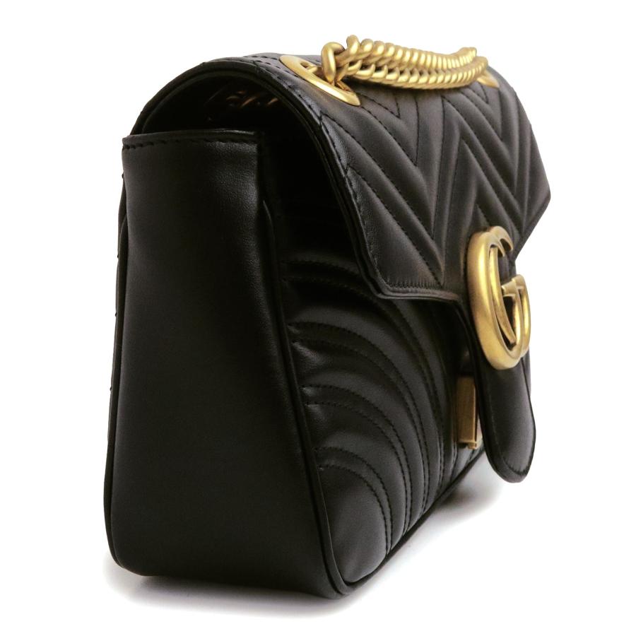 GUCCI ハンドバッグ GGマーモント リボン レザー　汚れ等あり GUCCI（グッチ） （未使用 展示品）GUCCI 443497 GGマーモント