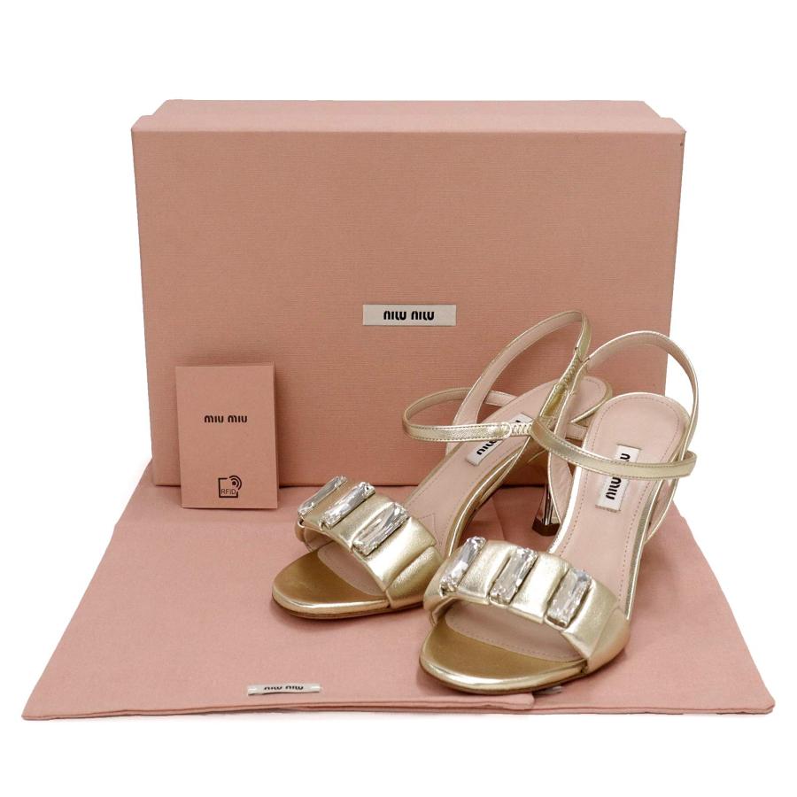 miu miu（ミュウミュウ） （未使用保管品）miu miu 5X352D メタリック