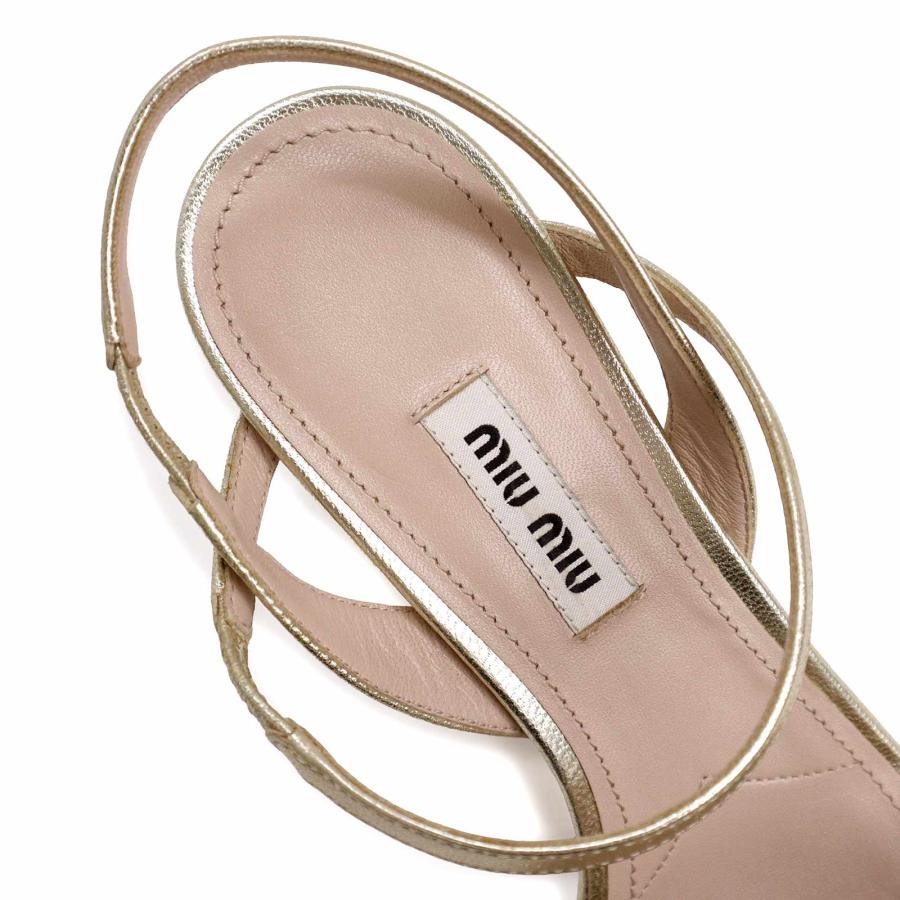 miu miu（ミュウミュウ） （未使用保管品）miu miu 5X352D メタリック