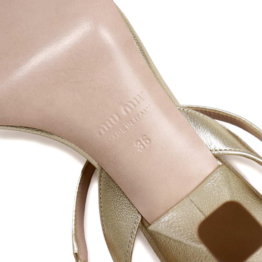 miu miu（ミュウミュウ） （未使用保管品）miu miu 5X352D メタリック