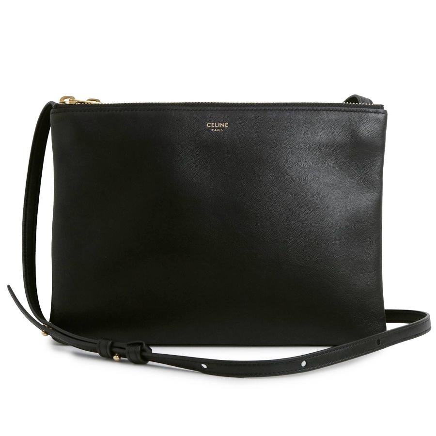 CELINE（セリーヌ） （美品）CELINE 192043 トリオ ラージ ラムスキン 