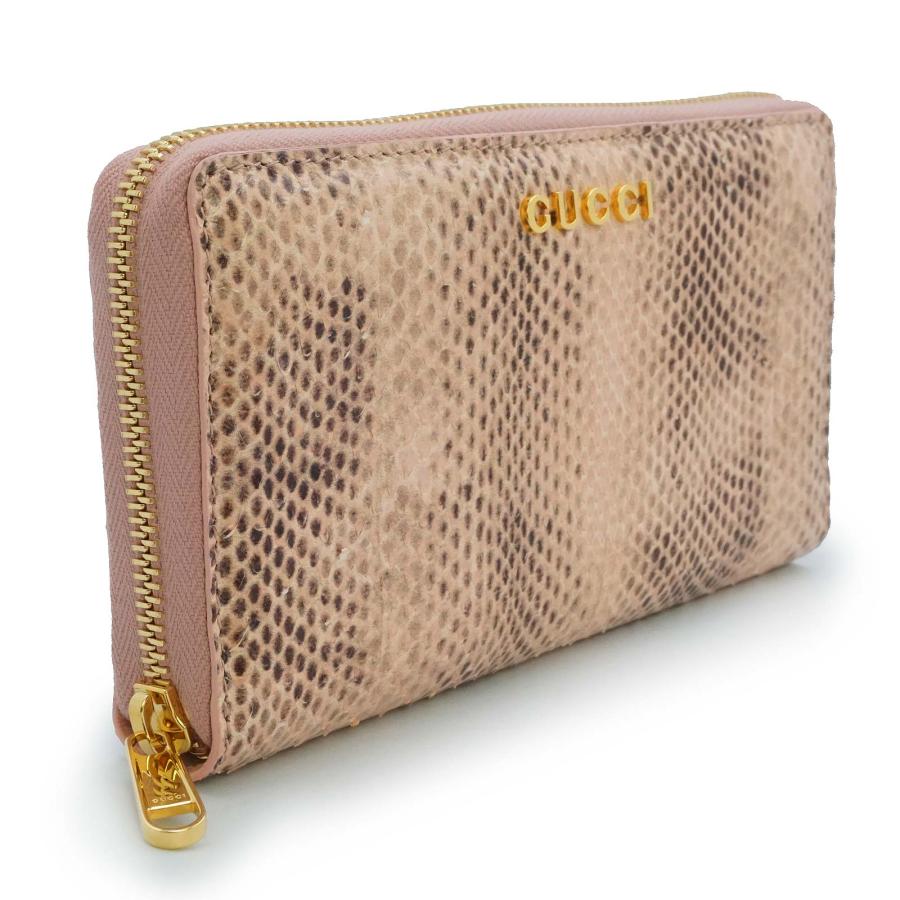 極美品　GUCCI グッチ　二つ折り財布　レザー　ロゴグラム　金具　ブラウン GUCCI（グッチ） （未使用保管品）GUCCI 772642 スクリプト ジップ