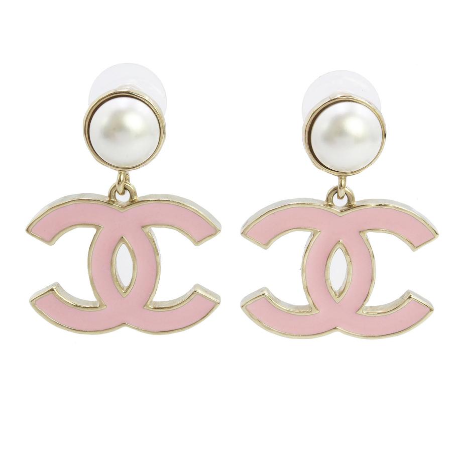 CHANEL ココマーク ピアス ピンク ゴールドカラー CHANEL（シャネル） （新品・未使用品）CHANEL ABF396 ココマーク