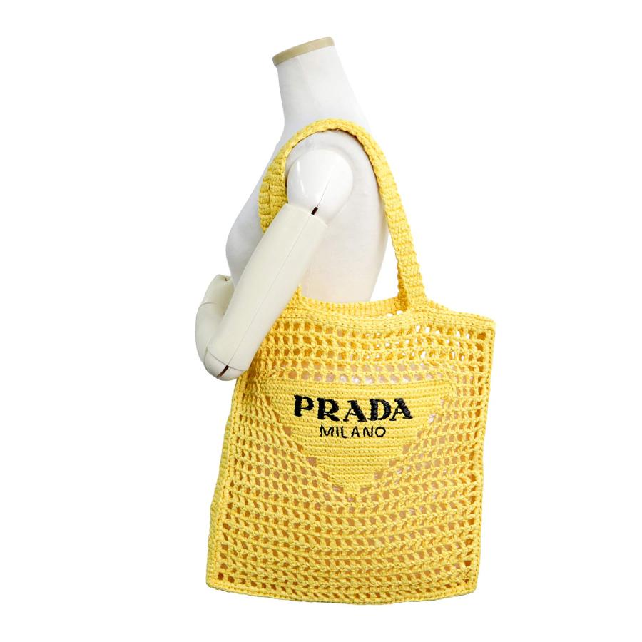 PRADA（プラダ） （未使用保管品）PRADA 1BG393 クロシェ トートバッグ