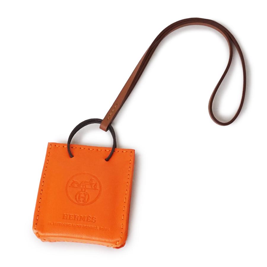 新品 未使用品 エルメス Hermes アニューミロ サック オランジュ バッグ バッグチャーム チャーム フー ゴールド ゴールド バッグ Y刻印 レディース メンズ 箱付 ブランドシティ 激安オンライン販売 の