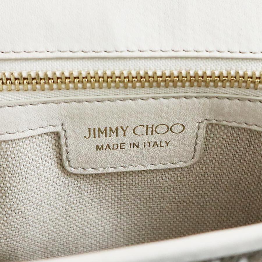 ネット割引 【美品工房】極美品 イエロー CHOO（ジミーチュウ）レザー JIMMY ハンドバッグ