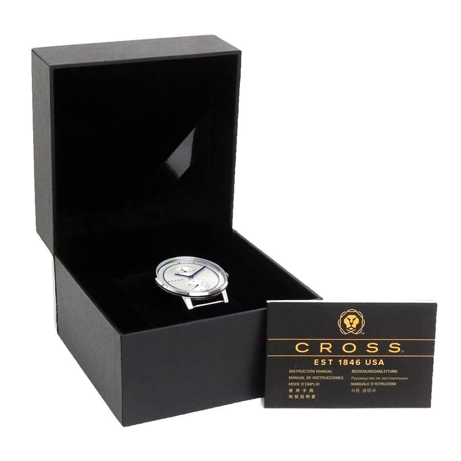 （新品・未使用品）クロス CROSS RADIAL ラジアル 選べるベルト付き 付け替え カスタム クォーツ 腕時計（ベルト代込）シルバー CR8037-01｜brandbrand｜03