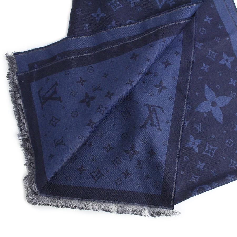 早割クーポン LOUIS VUITTON ストール 紺 新品未使用 o1saude.com.br