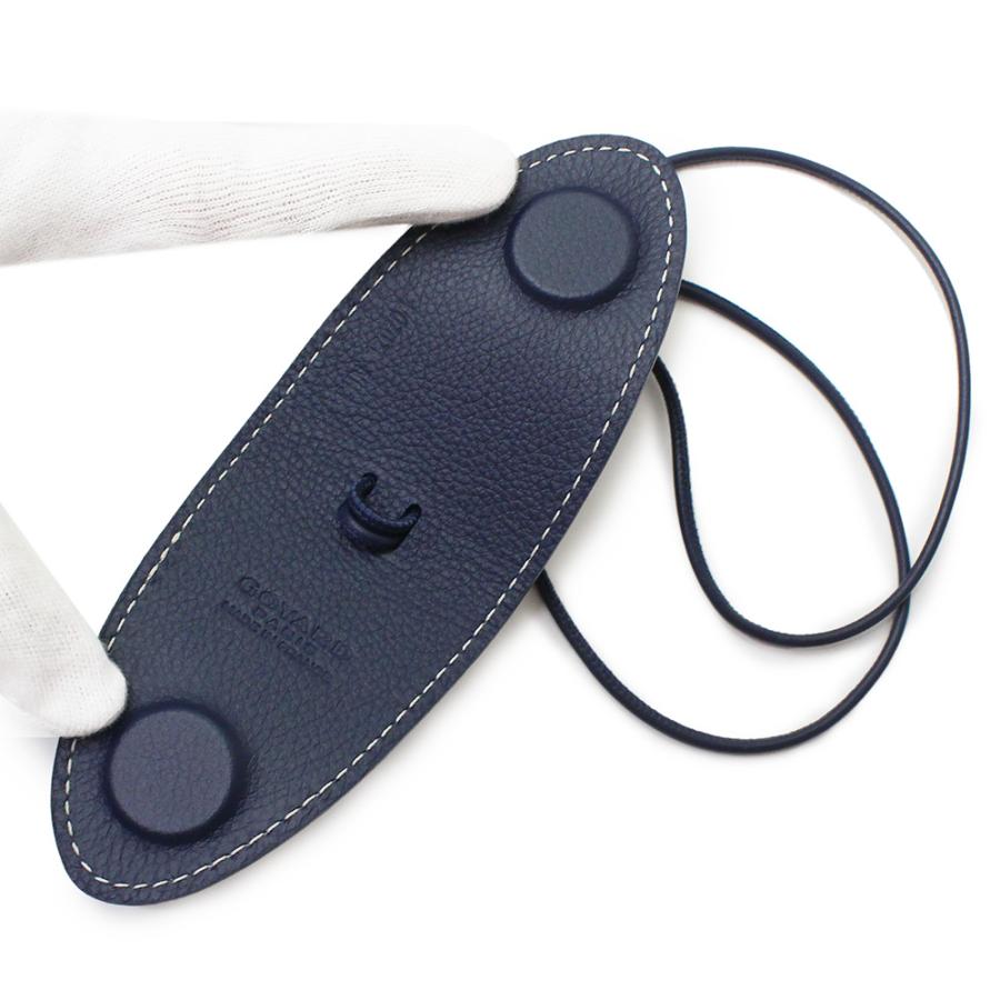 ゴヤール クローク ユニバーサル チャーム カーフスキン 白 GOYARD