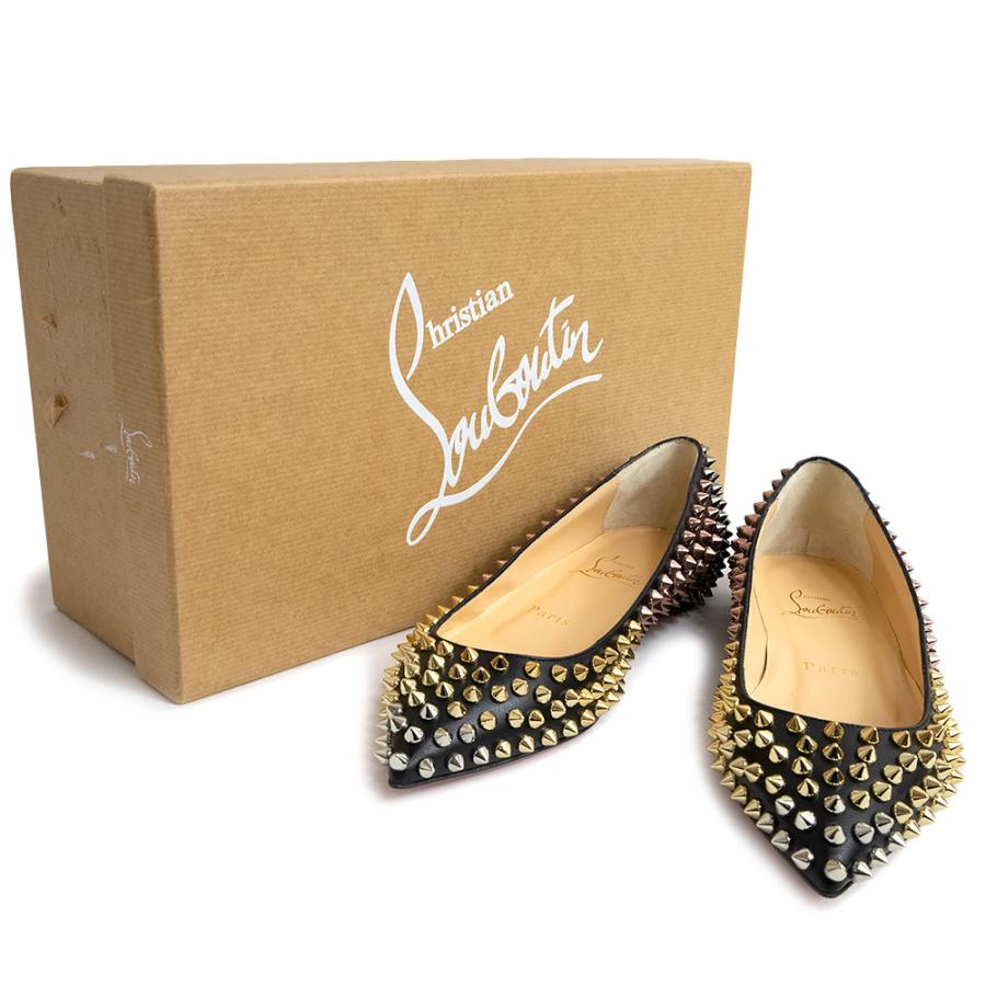 未使用 展示品）クリスチャンルブタン Christian Louboutin レザー 